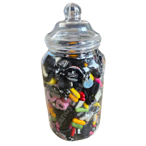 Candy Drops amazing 2 kg Mega Jar of Dads liquorice pic n mix