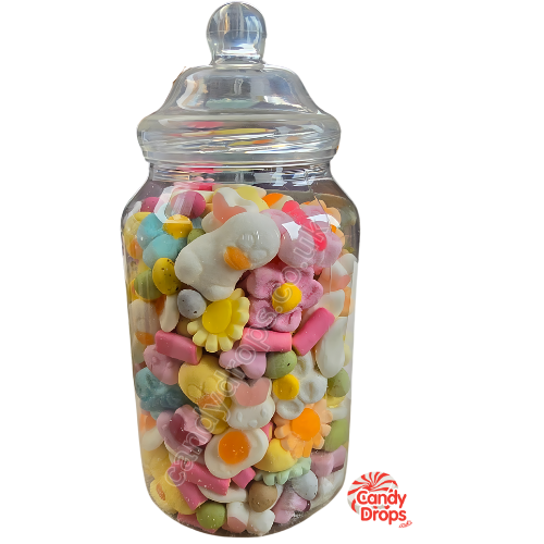 Candy Drops beautifully put together Easter Mix Pic n Mix in our Mega 1.5kg Jar