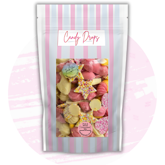 Pink & White Chocolate Mix Sweets